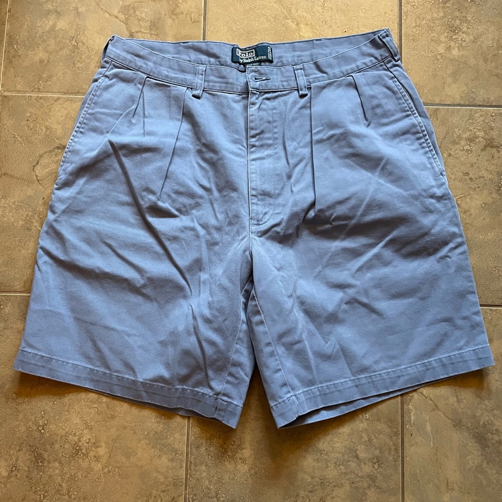 Men’s Size 35 Blue Polo Ralph Lauren Tyler Short Chino Shorts